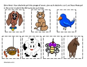 old lady and the fly picture