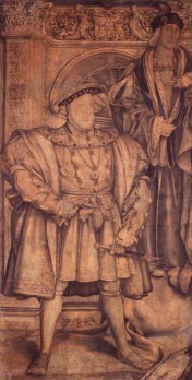 NPG 4027; King Henry VIII; King Henry VII by Hans Holbein the Younger