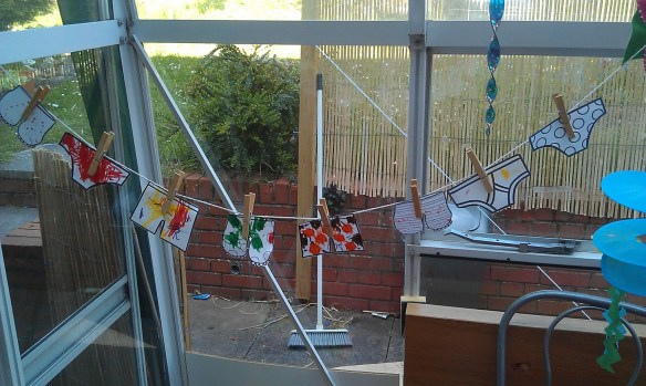 washing line underpants