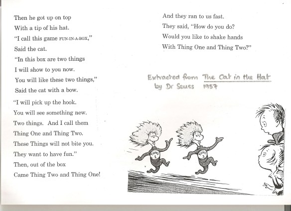 Thing one and thing two text