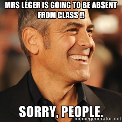 absent from class George Clooney